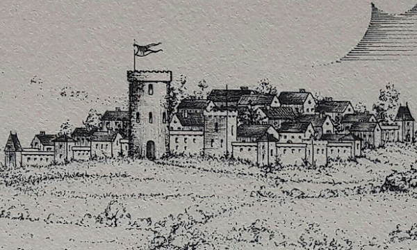 Le village de Castelnau, il y a près de 400 ans Castelnau de Brassac