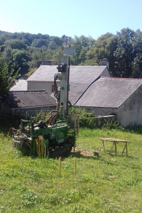 Equipement de sondage de sol