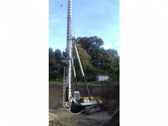 Excavation pour les pieux