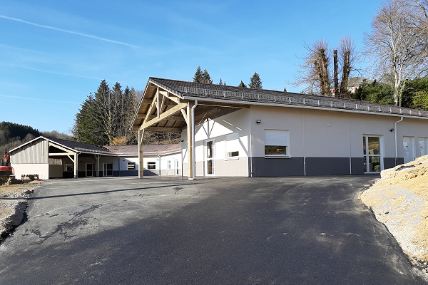 Un des accès à l'école